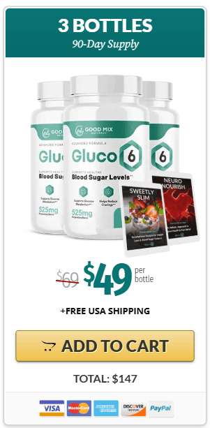 Gluco6 buy now 3 bottles