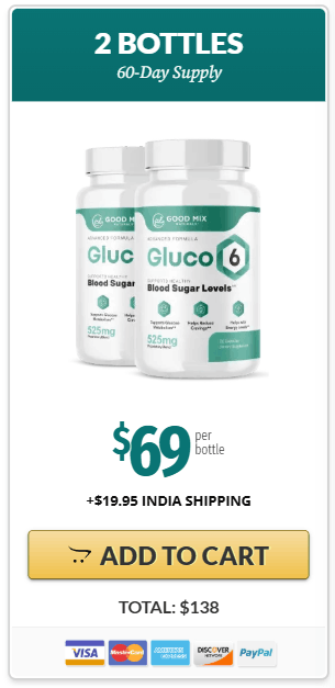 Gluco6 buy now 2 bottle