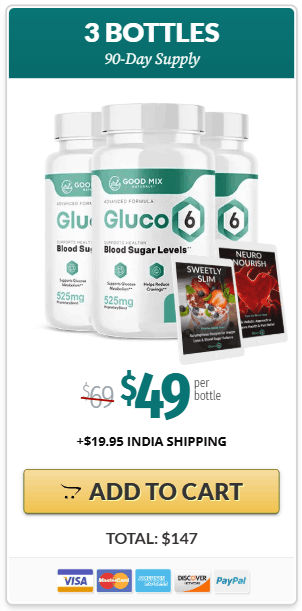 Gluco6 buy now 3 bottles